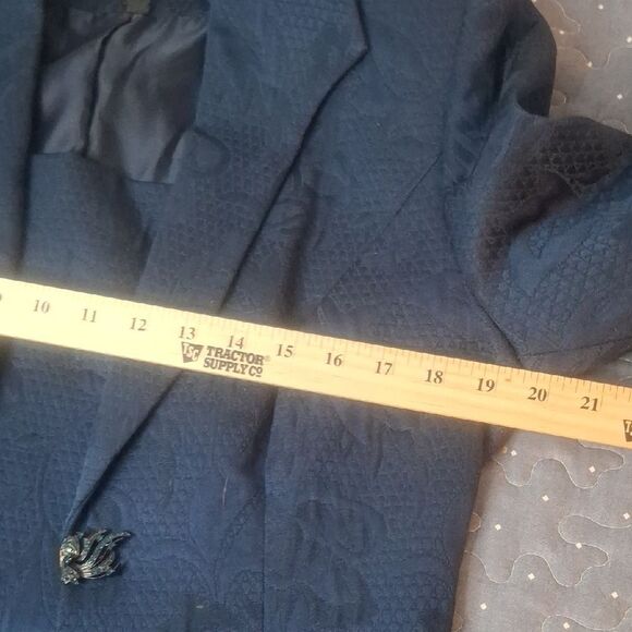 Malina's Blue Blazer Classic Suit Jacket size 10 - Picture 6 of 7